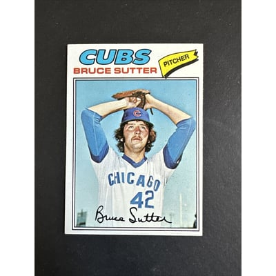 Bruce Sutter MLB Memorabilia, Bruce Sutter Collectibles, Verified 