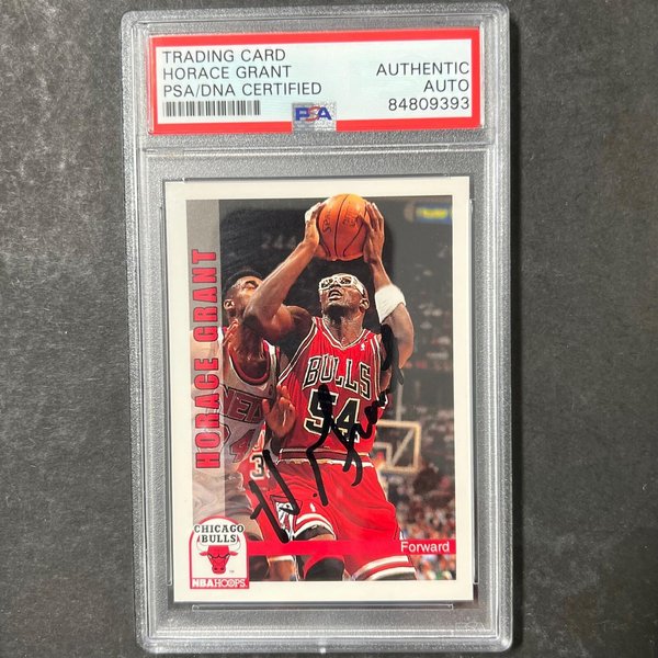 NBA Horace Grant Signed Trading Cards, Collectible Horace Grant 