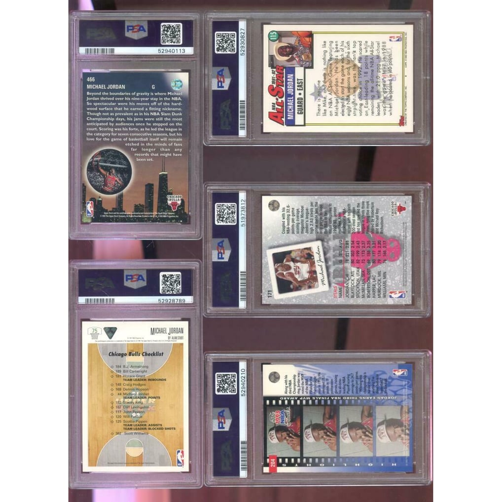 1993-94 Upper Deck 466 Michael Jordan PSA 9 Graded Basketball Card 