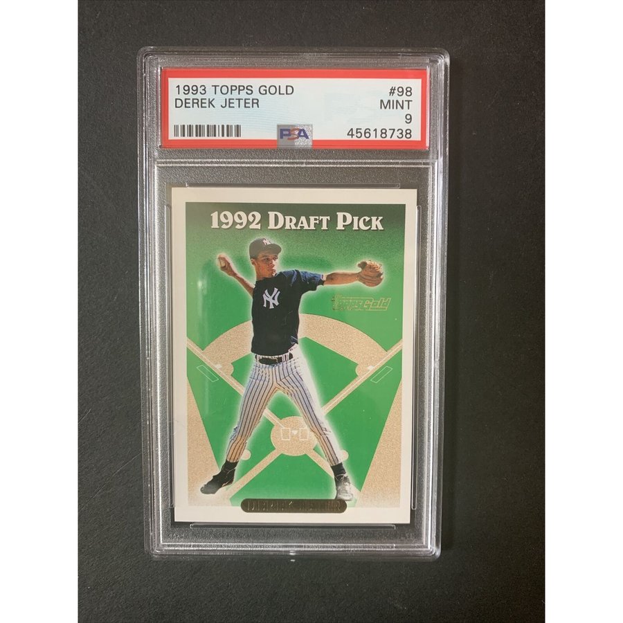 1993 Topps Gold Derek Jeter #98 Rookie Card PSA 9 MINT + High End 