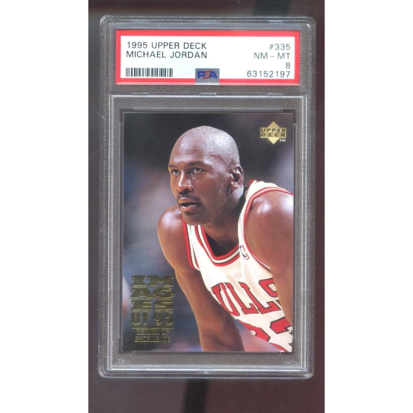 1995-96 Jordan Michael Upper Deck Card NBA Graded Collector