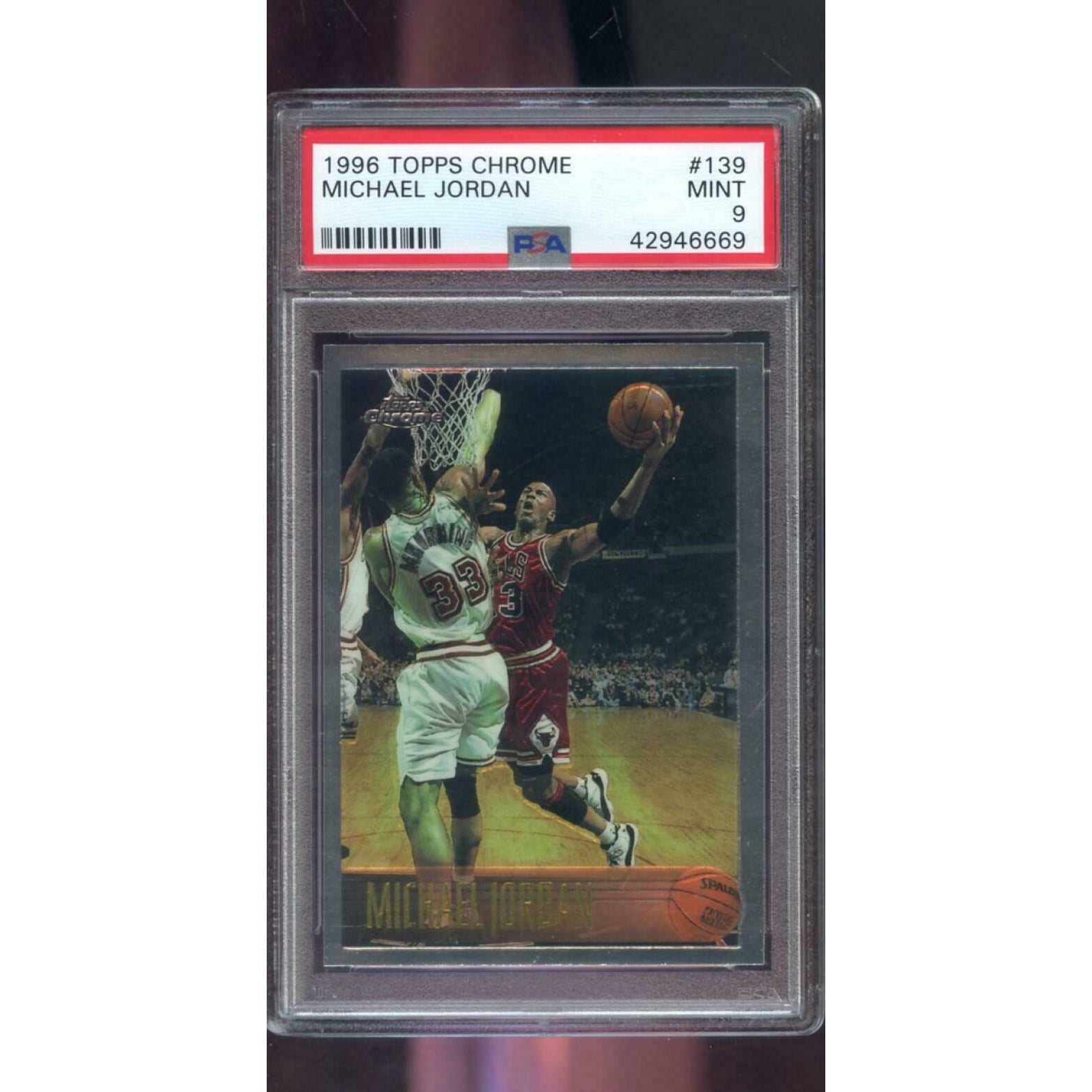 NBAカード マイケルジョーダン NBAカード96-97 topps chrome PSA9 
