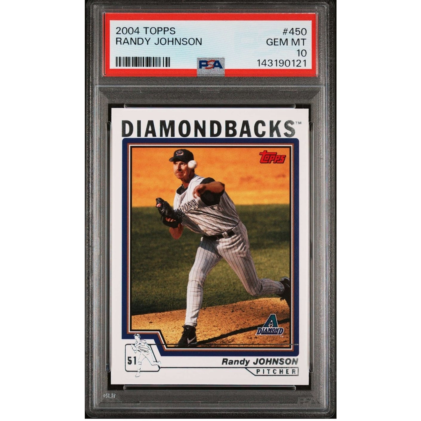 Randy Johnson MLB 2004 Topps Chrome Red X-Fractor 63枚限定 レッド 