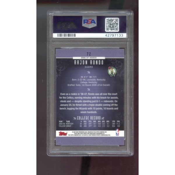 NBA Rajon Rondo Signed Trading Cards, Collectible Rajon Rondo 