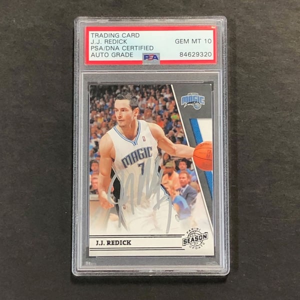 Autographed JJ Redick NBA Trading Cards, Autographed Trading Cards 