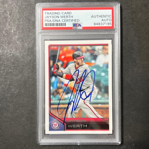Jayson Werth MLB Memorabilia, Jayson Werth Collectibles, Verified 