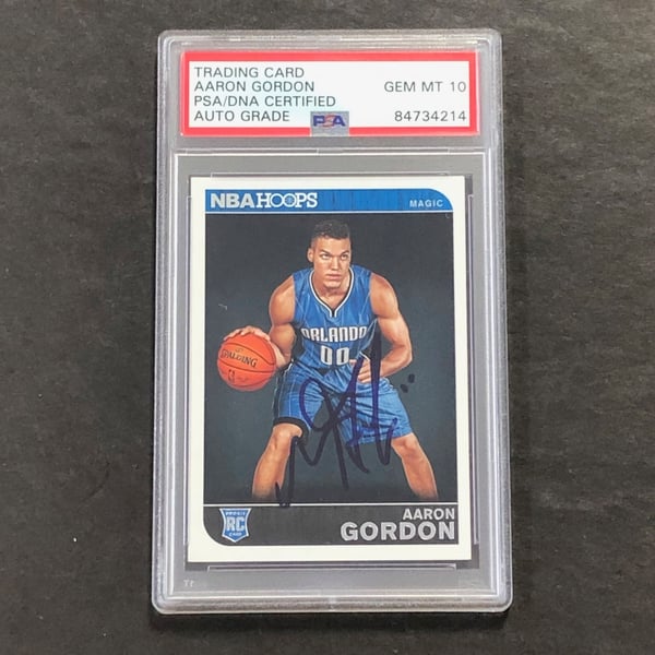 NBA Aaron Gordon Signed Trading Cards, Collectible Aaron Gordon 