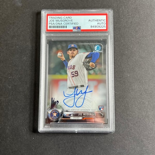 MLB Joe Musgrove Signed Trading Cards, Collectible Joe Musgrove 