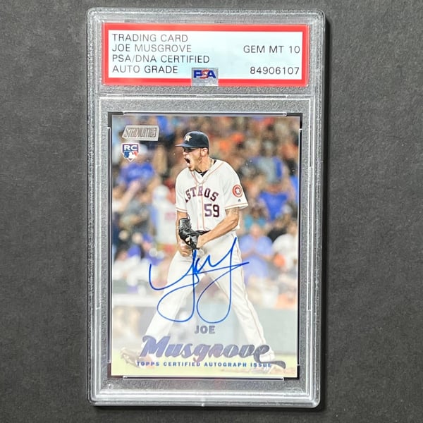 MLB Joe Musgrove Signed Trading Cards, Collectible Joe Musgrove 