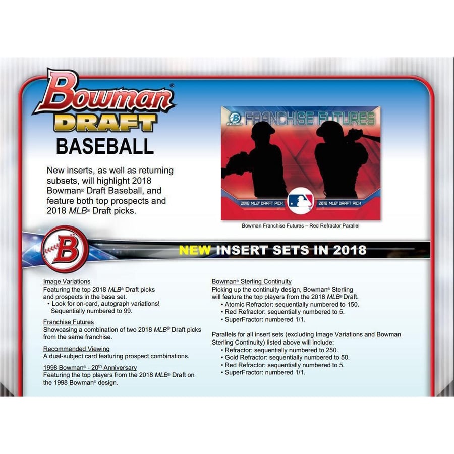 2018 Topps Bowman Draft Baseball Hobby Super Jumbo Box