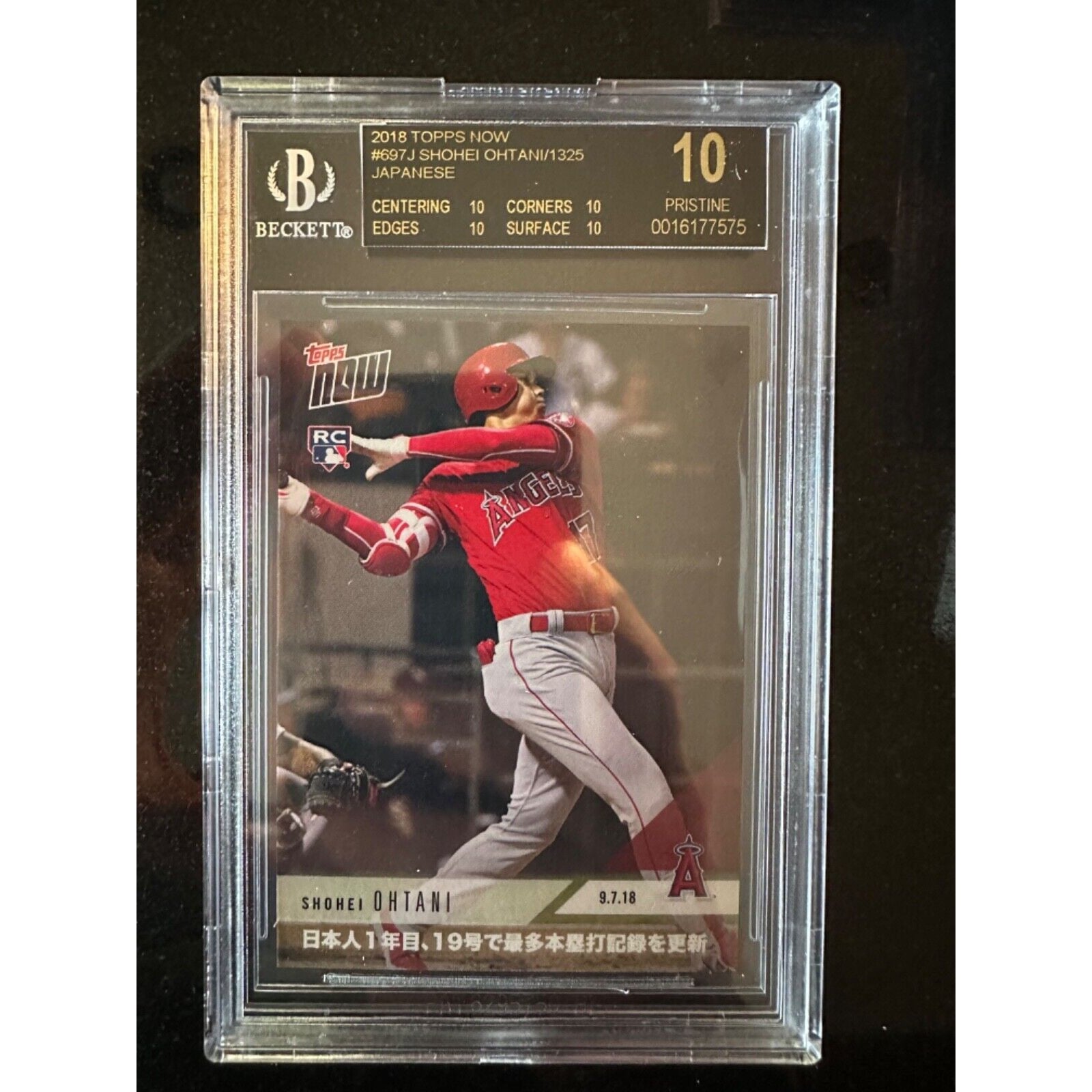 2018 Topps Now Shohei Ohtani #32(PSA満点) 2018 TOPPS NOW MOMENT OF 