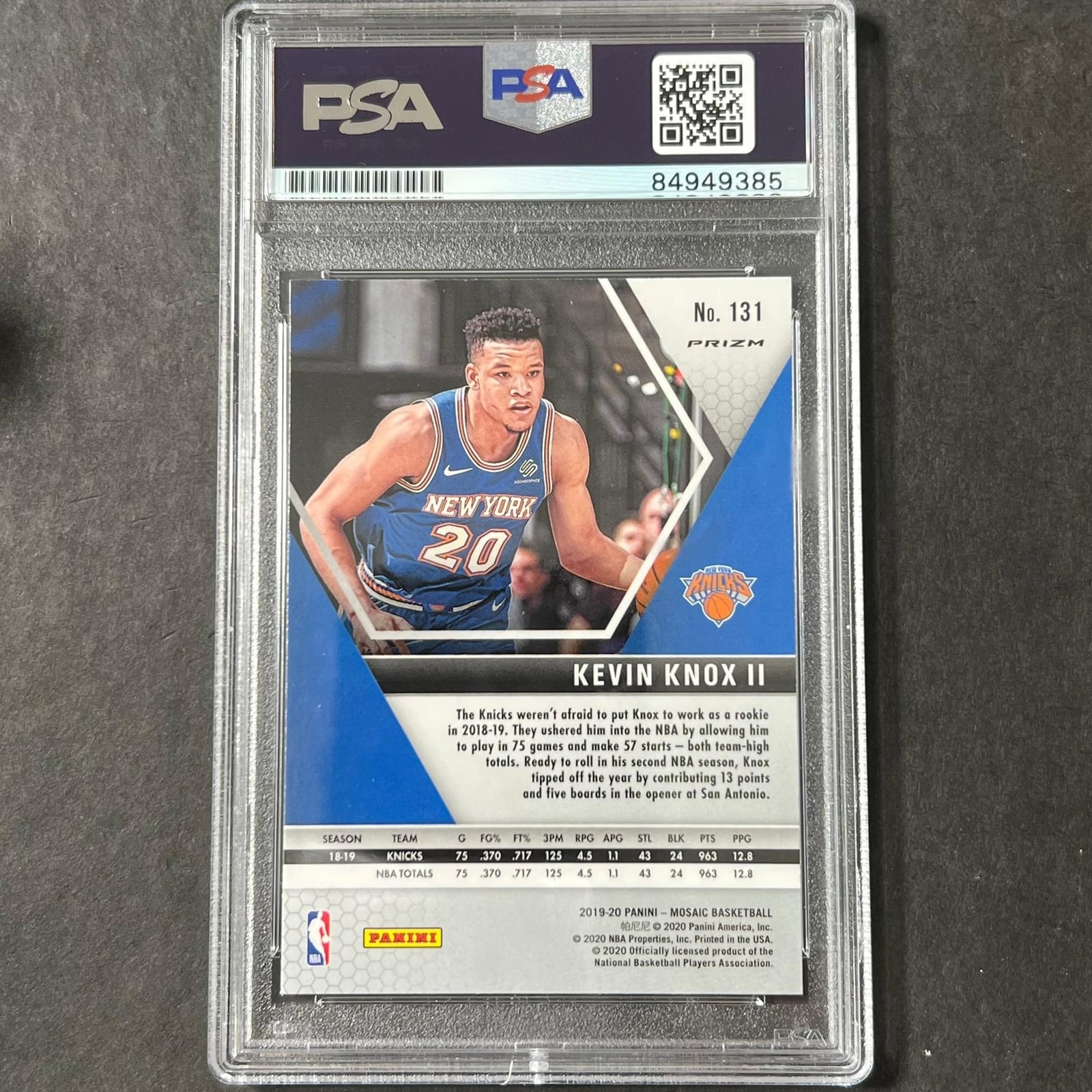 超希少 RC】2019-20 Panini Mosaic Purple Gold Snakeskin Prizm Coby 