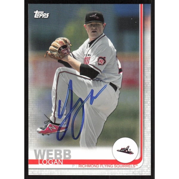 MLB Logan Webb Signed Trading Cards, Collectible Logan Webb Signed 