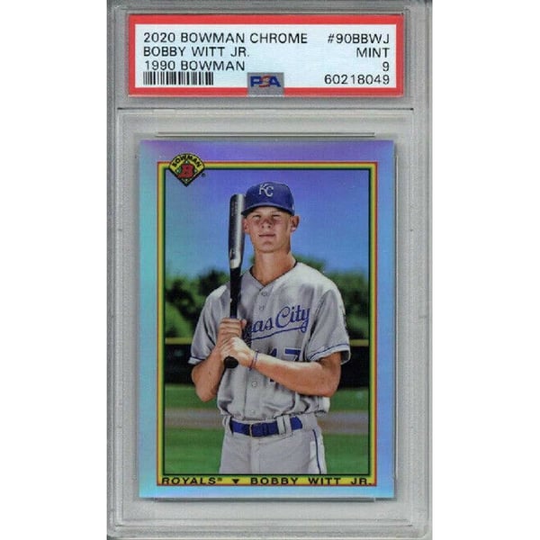 2020 Bowman Chrome #90b-bwj 1990 Bowman Bobby Witt Jr Baseball 