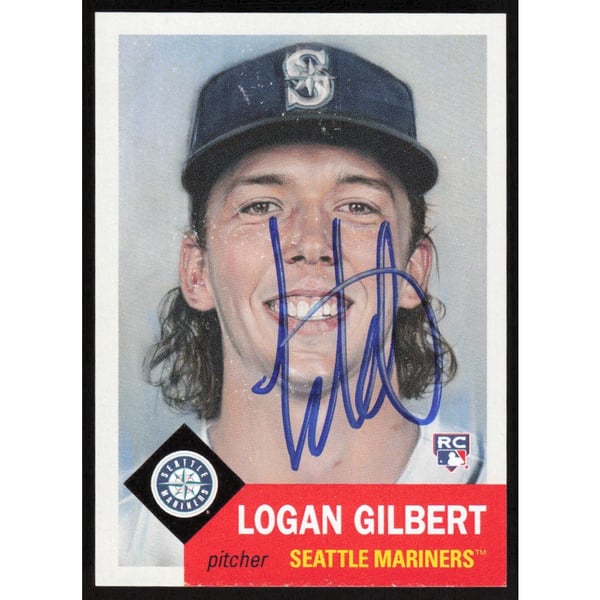 MLB Logan Gilbert Signed Trading Cards, Collectible Logan Gilbert 