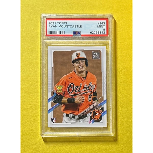 MLB Ryan Mountcastle Signed Trading Cards, Collectible Ryan 