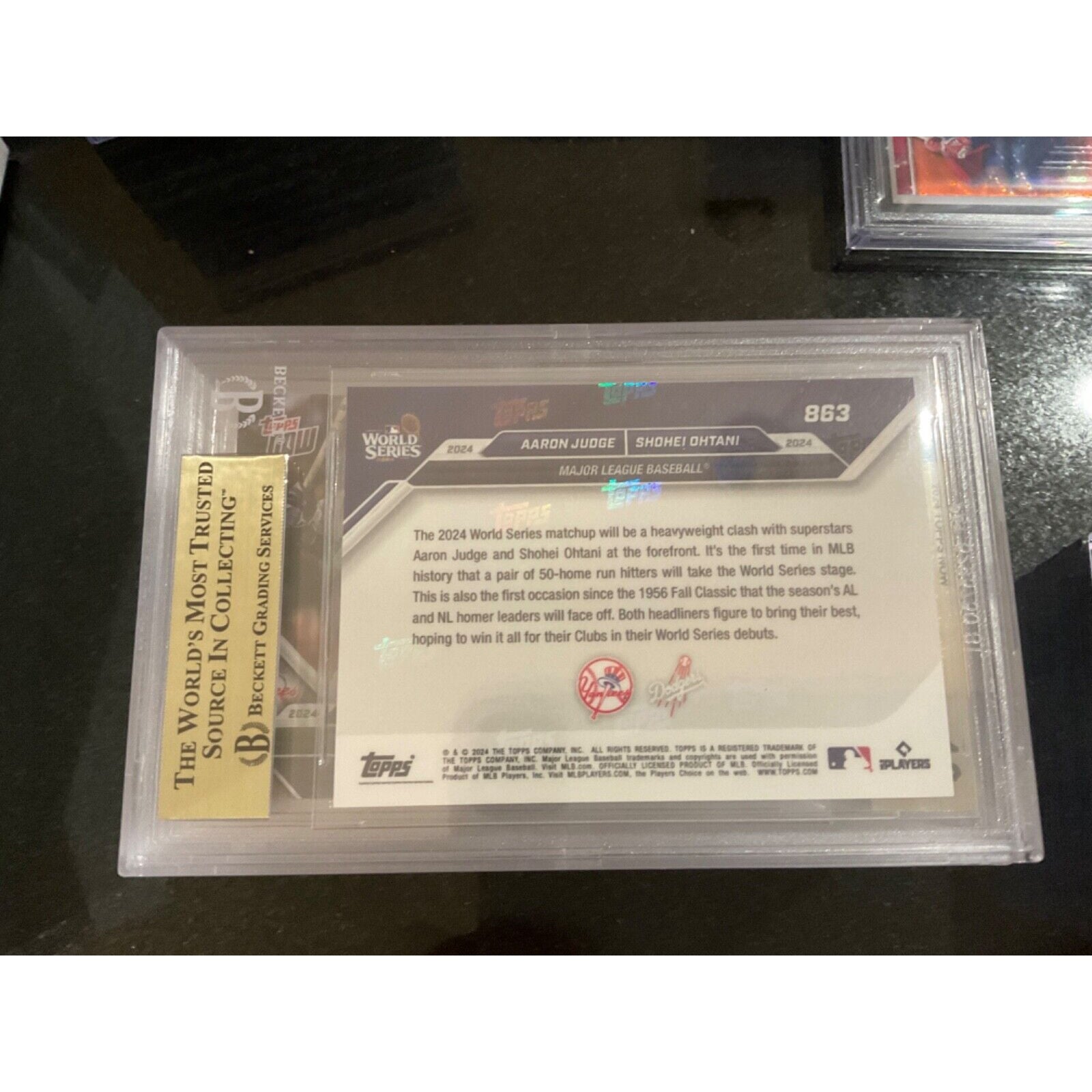 2024 Topps World Series ジャッジ & 大谷翔平PSA10 ② 【公式通販】