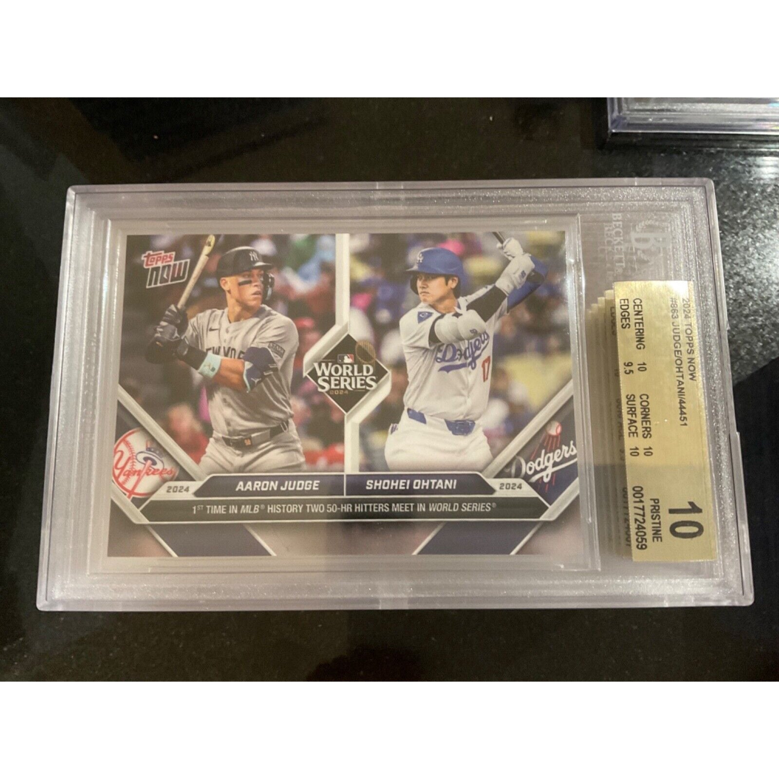 2024 Topps World Series ジャッジ & 大谷翔平PSA10 ② 【公式通販】