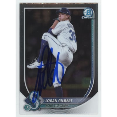 MLB Logan Gilbert Signed Trading Cards, Collectible Logan Gilbert 