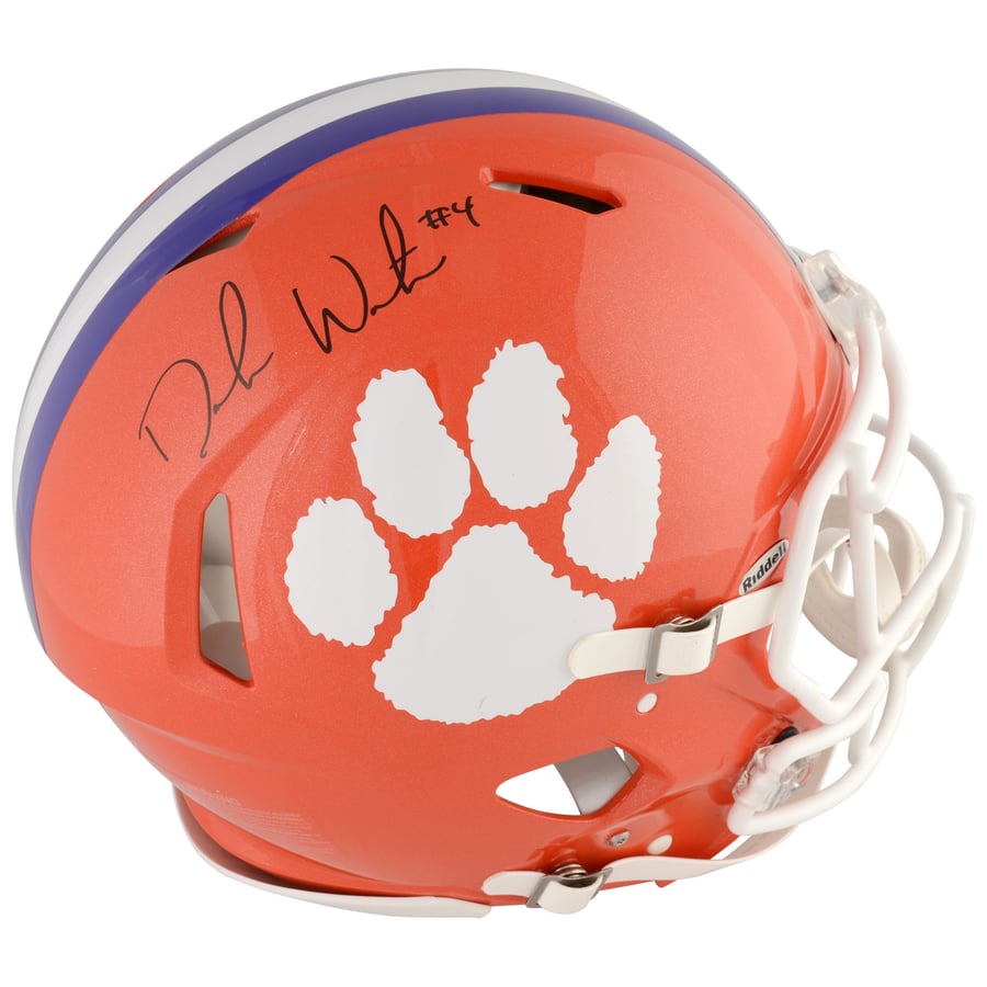 Deshaun Watson Clemson Tigers Autographed Riddell Speed Pro Line Helmet