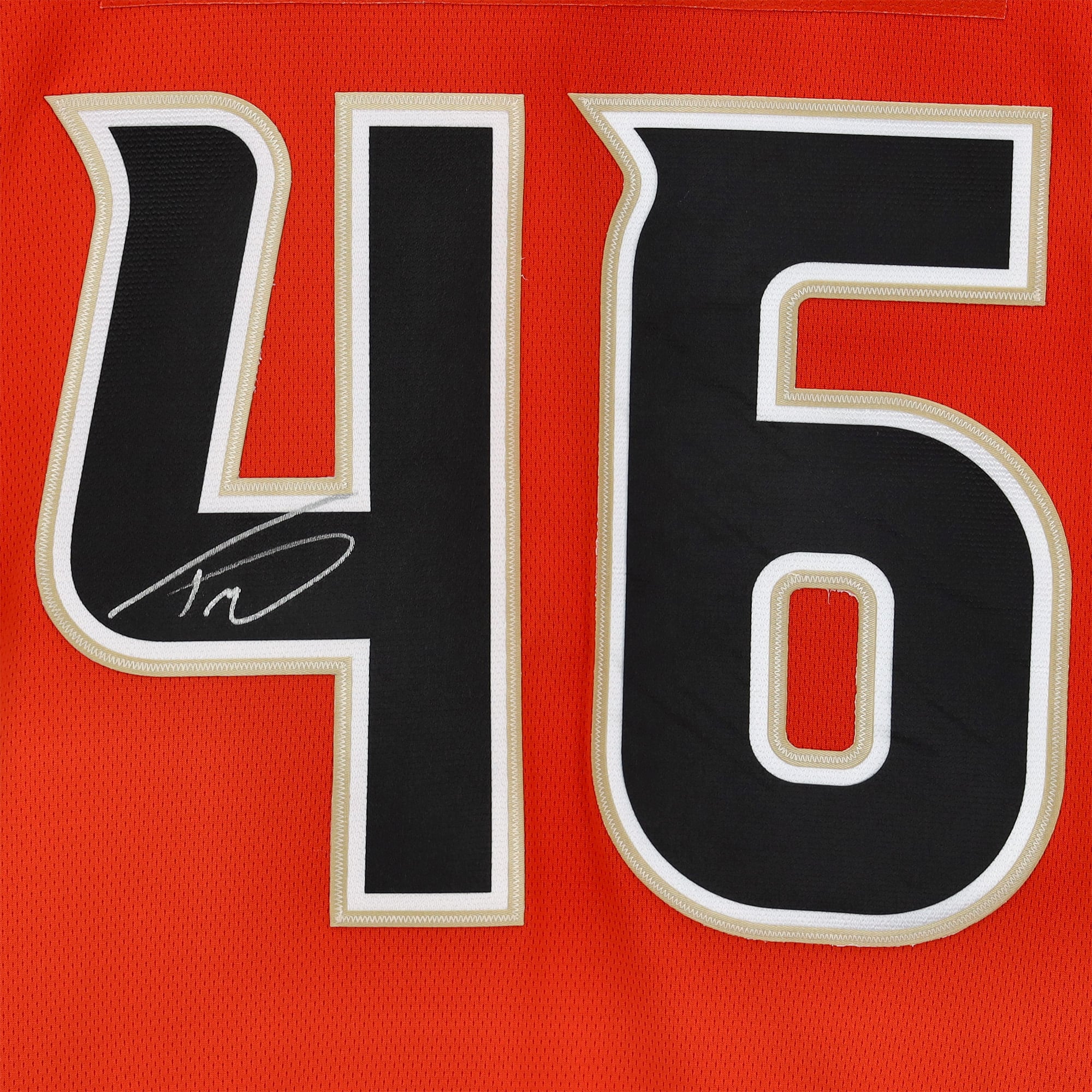 ディラン オレイ ジャージーナンバー Front Number Plate orange - Ufo