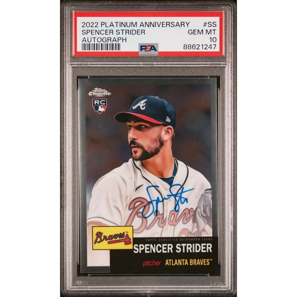 BR1225】 ? TOPPS スペンサーストライダー 直筆サインカード
