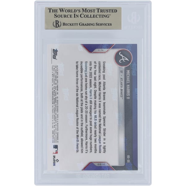 MLB Michael Harris II Signed Trading Cards, Collectible Michael 