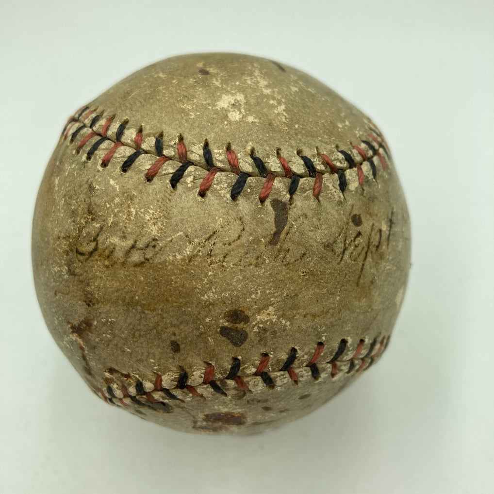 Babe Ruth 1920 Single Signed Official Game Baseball PSA DNA COA