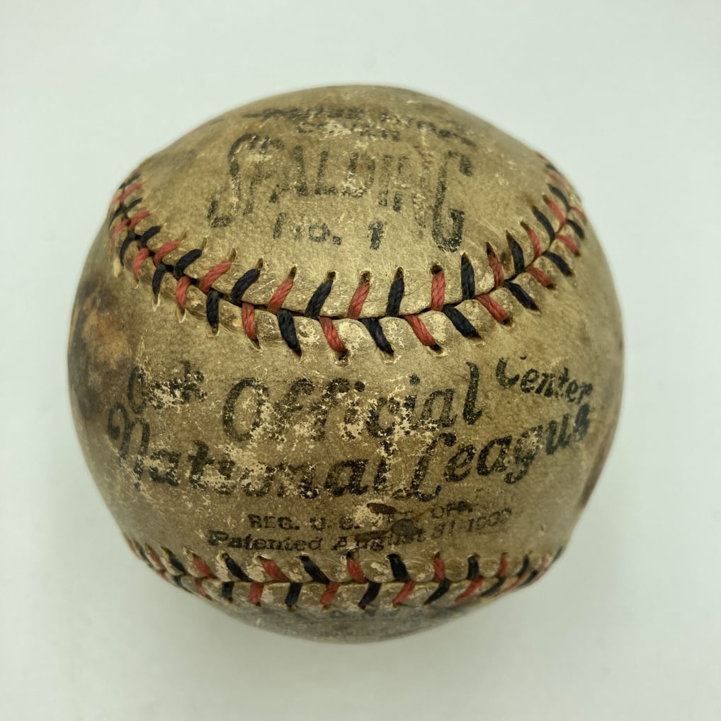 Babe Ruth 1920 Single Signed Official Game Baseball PSA DNA COA