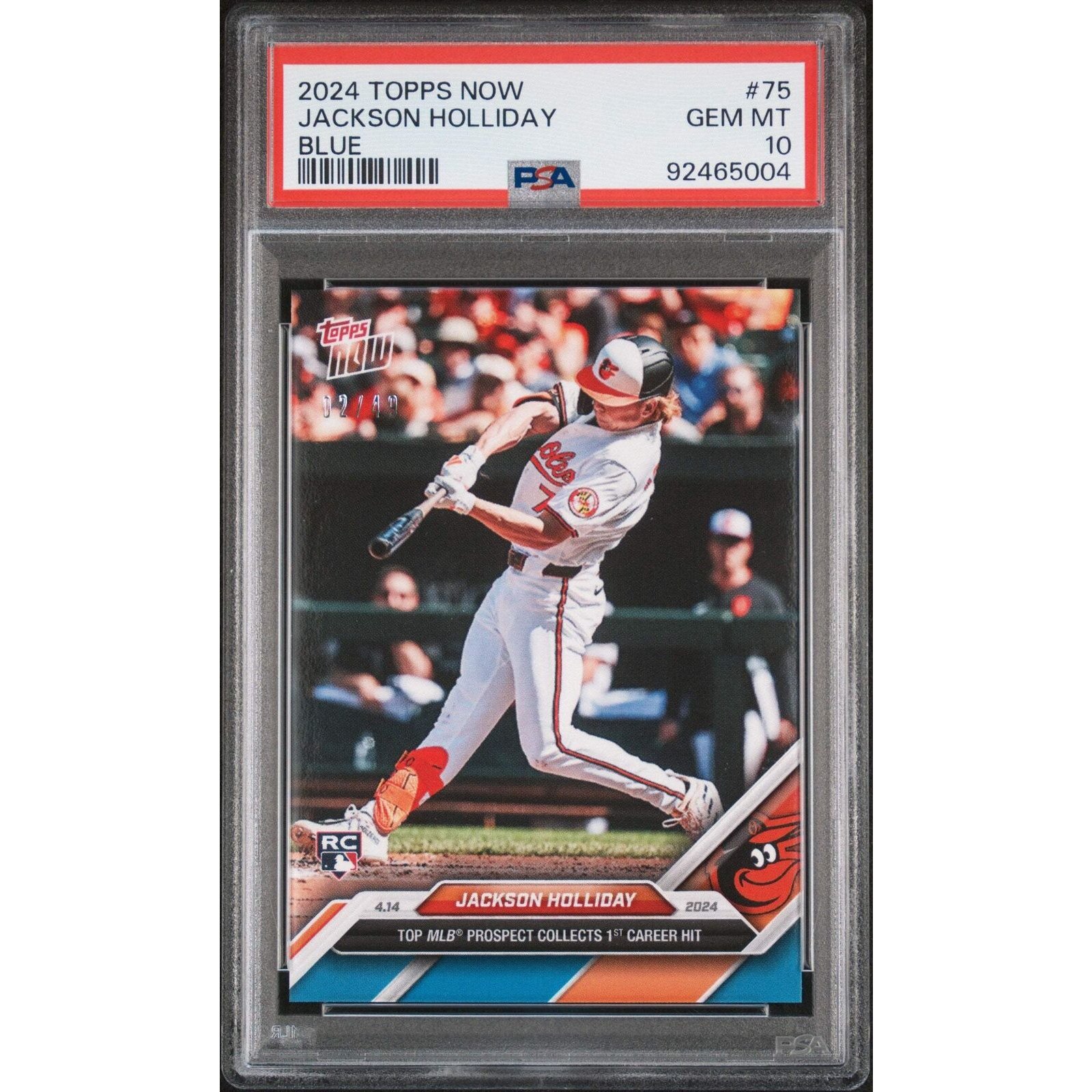 2024TOPPS 比べよ TIER ONE JACKSON HOLLIDAY 49シリ