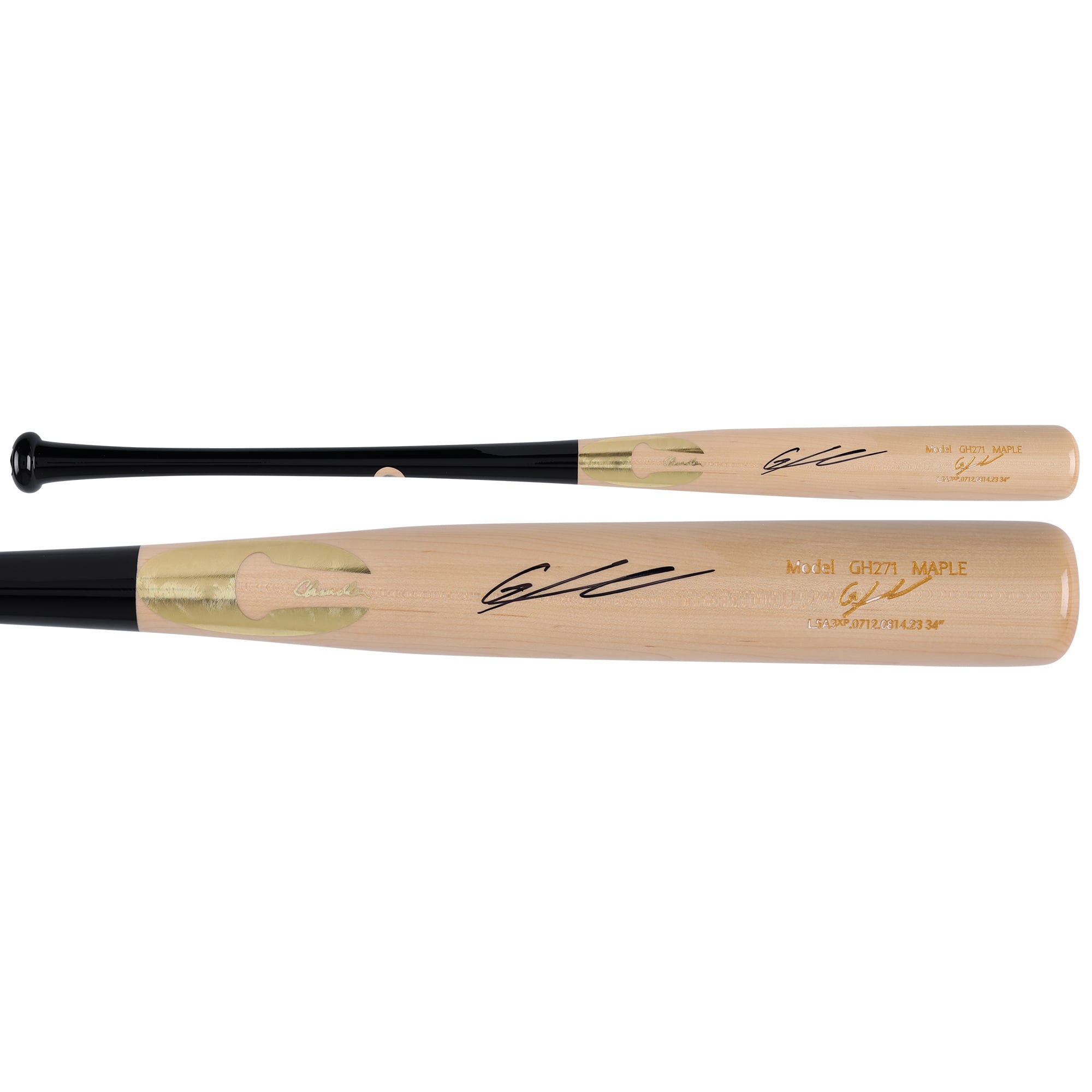 Gunnar Henderson Baltimore Orioles Autographed Chandler Game Model Bat