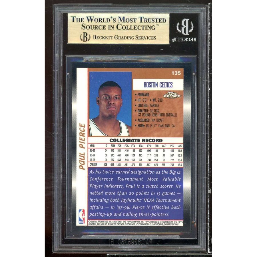 Paul Pierce Rookie Card
