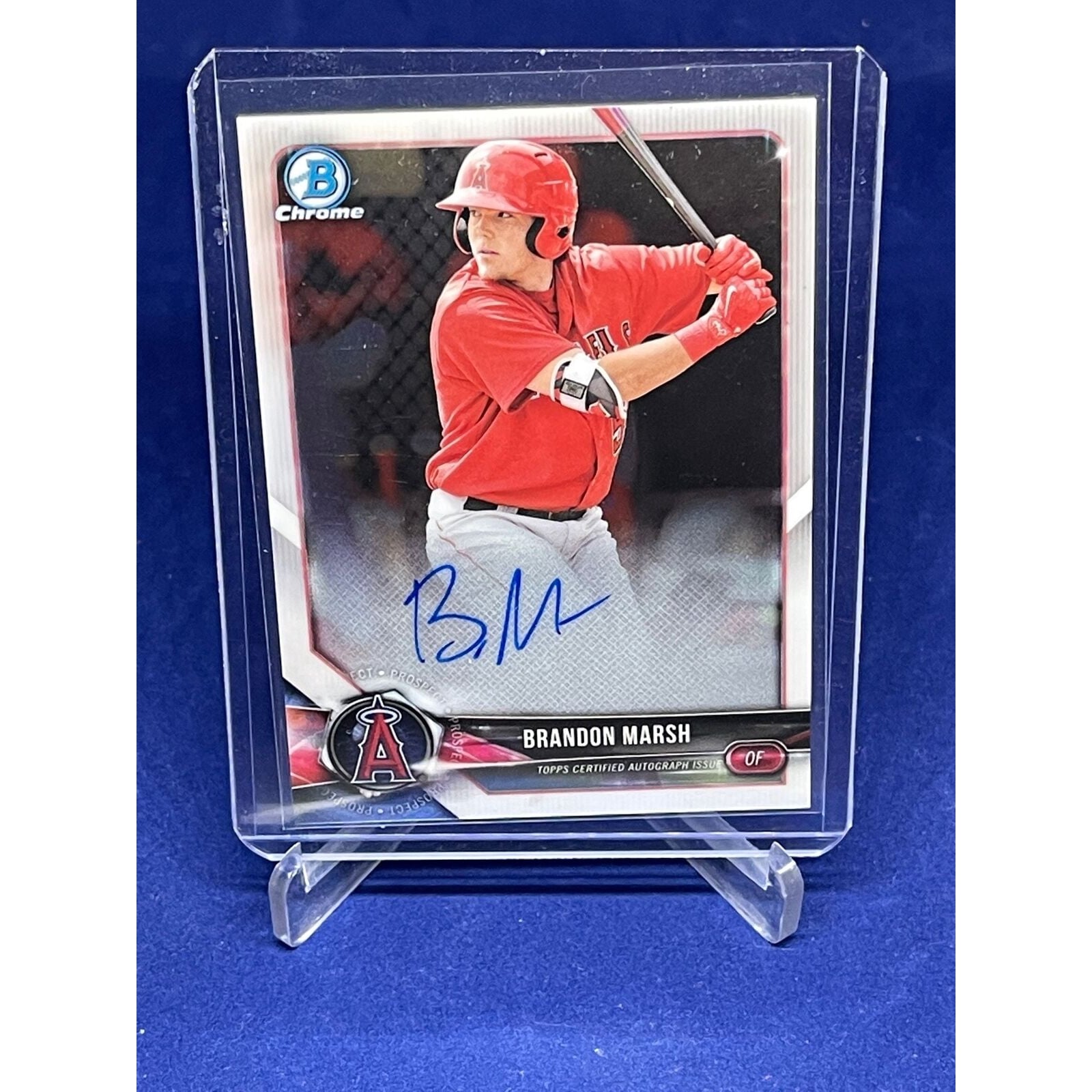 PSA 10 GEM MINT 完璧】2018 BOWMAN CHROME Brandon Marsh RC Auto 現 