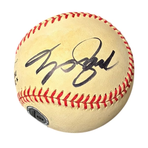 Mark Sanchez Signed Official Mlb Jackie Robinson Baseball Bas 