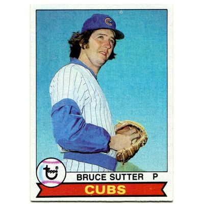Bruce Sutter MLB Memorabilia, Bruce Sutter Collectibles, Verified 
