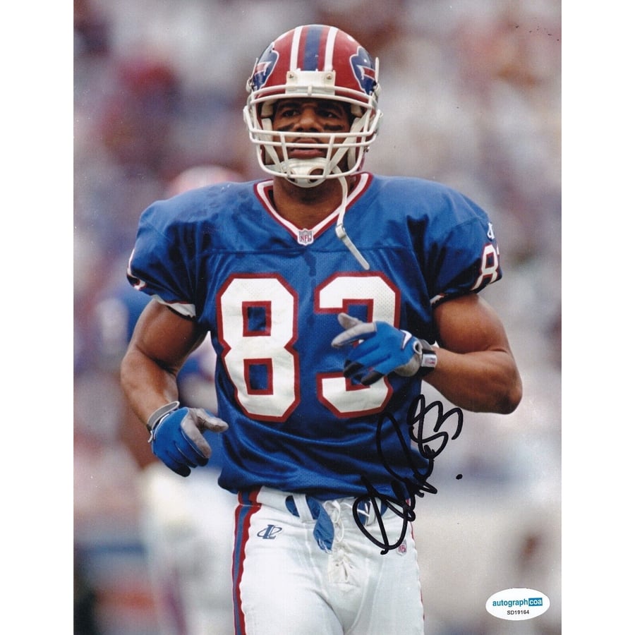 Andre Reed Bills Andre Reed Hand Signed 8x10 Photo Buffalo Bills Coa