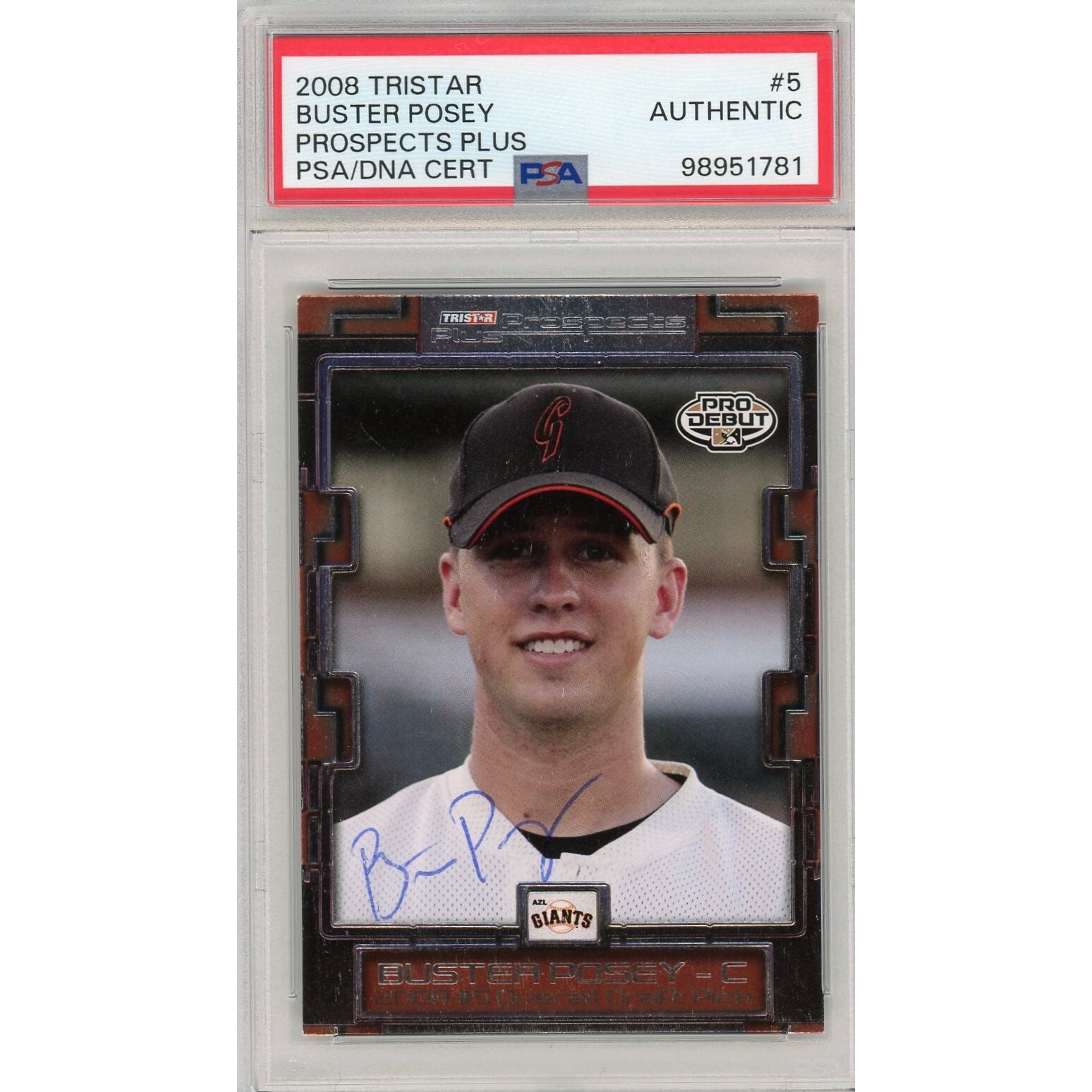 Buster Posey RC AUTO