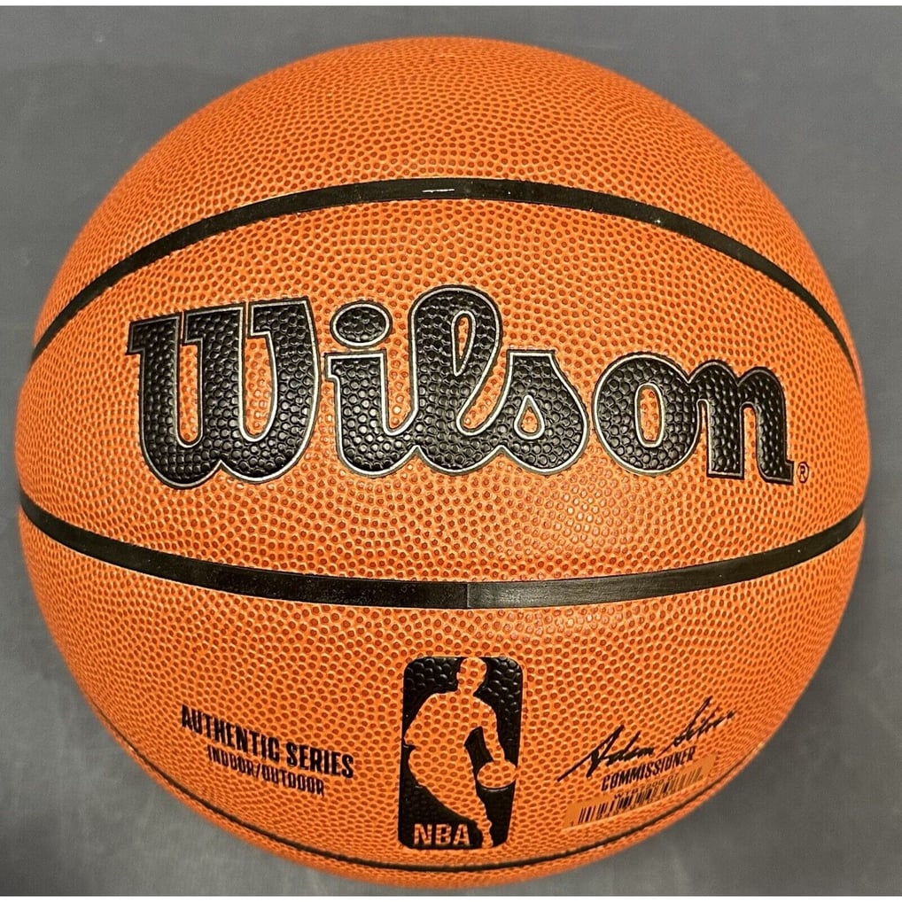 Ballon De Basket Wilson Officiel Signé Carmelo Anthony Denver Nuggets - Avec Inscription HOF