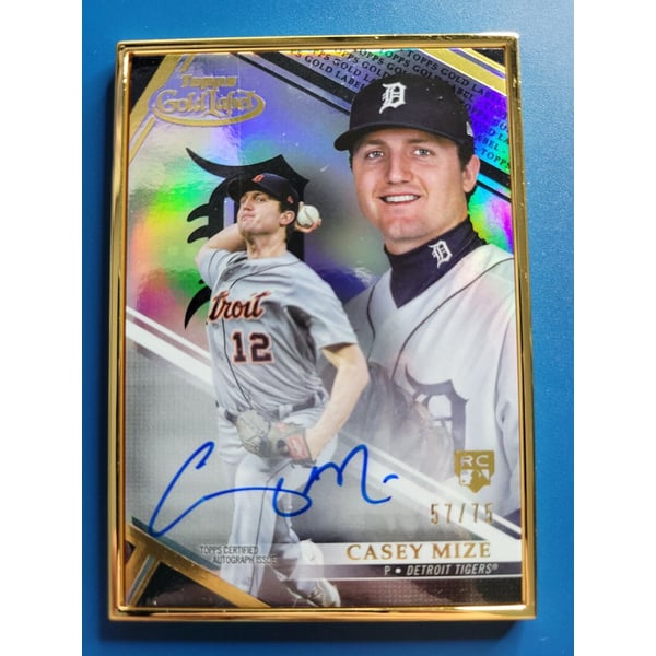 Autographed Casey Mize MLB Trading Cards, Autographed Trading 