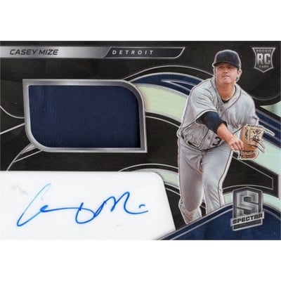 Autographed Casey Mize MLB Trading Cards, Autographed Trading 