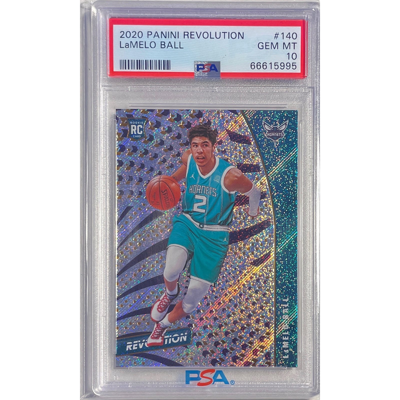 Lamelo Ball 2020-21 Panini Revolution Rookie Rc #140 Psa 10 Gem Mint