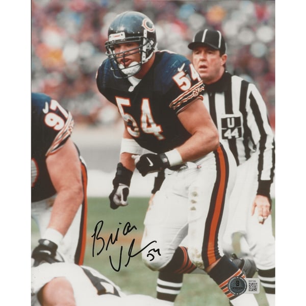 Ballon De Football Wilson Signé Brian Urlacher - Taille Réelle - Avec Certificat D'authenticité