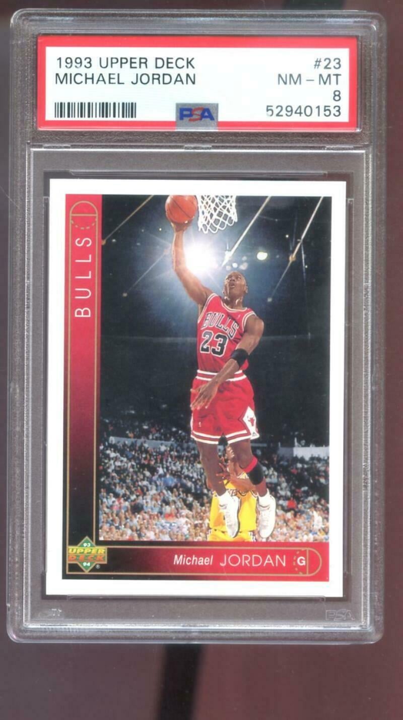 1993-94 Upper Deck #23 Michael Jordan PSA 8 Graded Basketball Card 