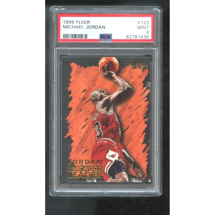 100枚限定 NBA Michael Jordan Psa9 Gameused（1988-89 Fleer #120 