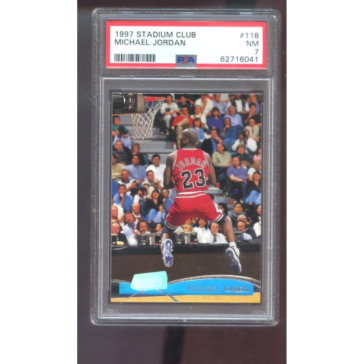 1997-98 Topps Stadium Club #118 Michael Jordan PSA 7 Graded 