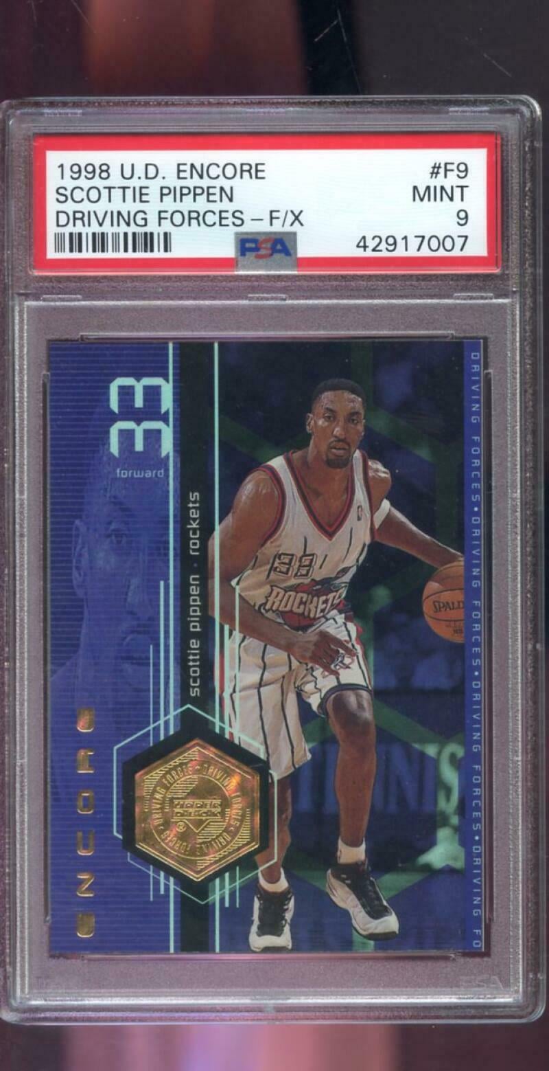 PSA 8 U.D GAME JERSEY SCOTTIE PIPPEN（Michael Jordan Rare Signed 