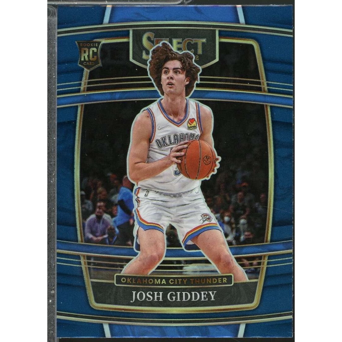 Josh Giddey Rookie Card 2021-22 Select Prizms Blue #58
