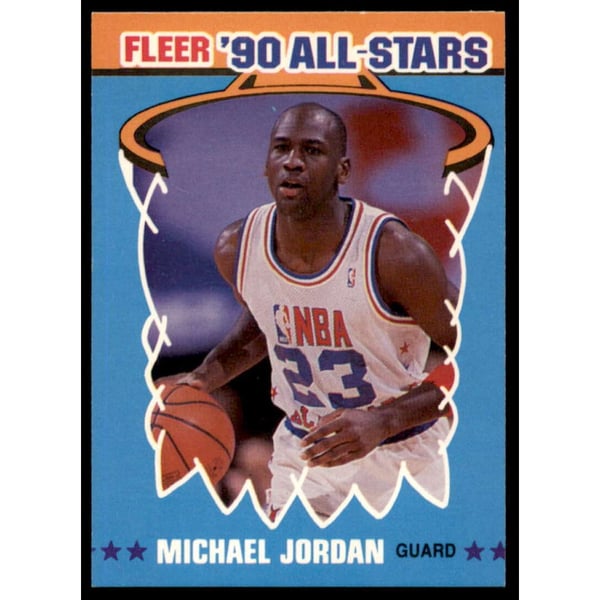 Michael Jordan Card 1990-91 Fleer All-Stars #5