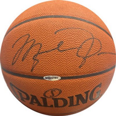 Autographed Michael Jordan NBA Basketballs, Autographed