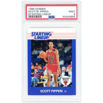 NBA Scottie Pippen Signed Trading Cards, Collectible Scottie 